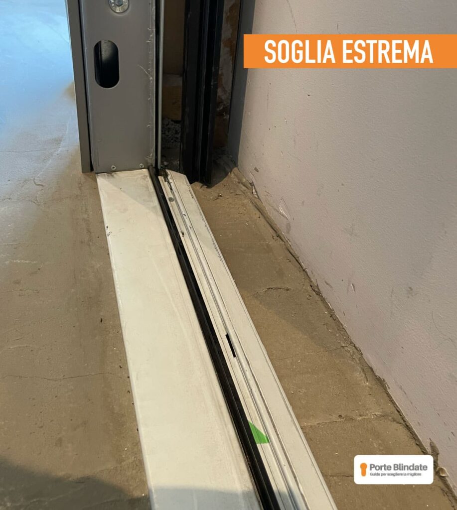 soglia estrema porta blindata