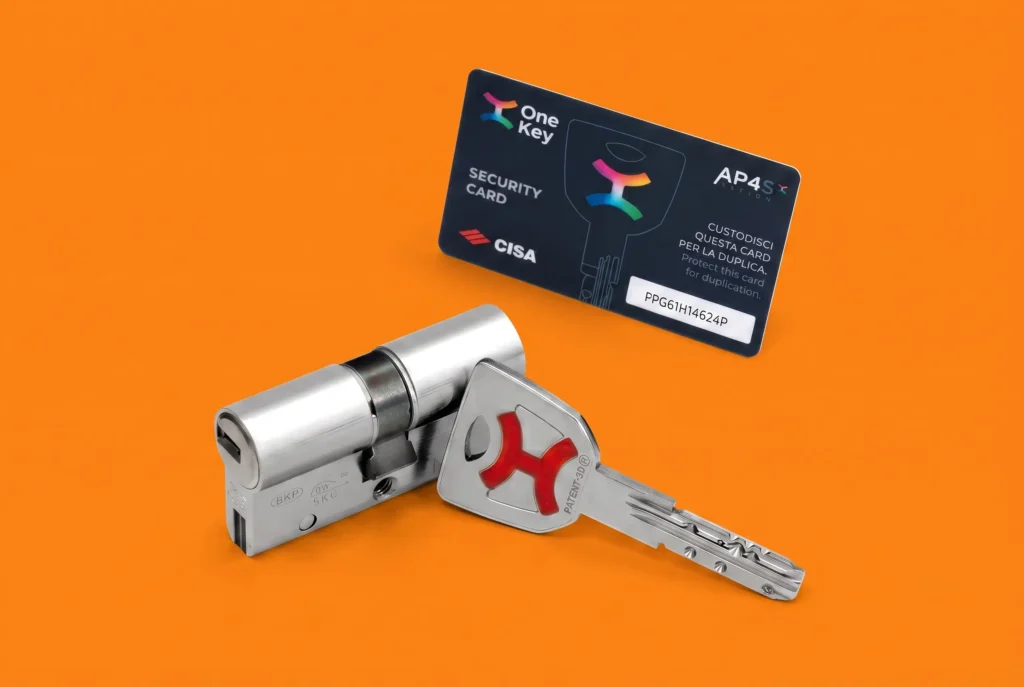 Cilindro Cisa AP4 S con la Security Card